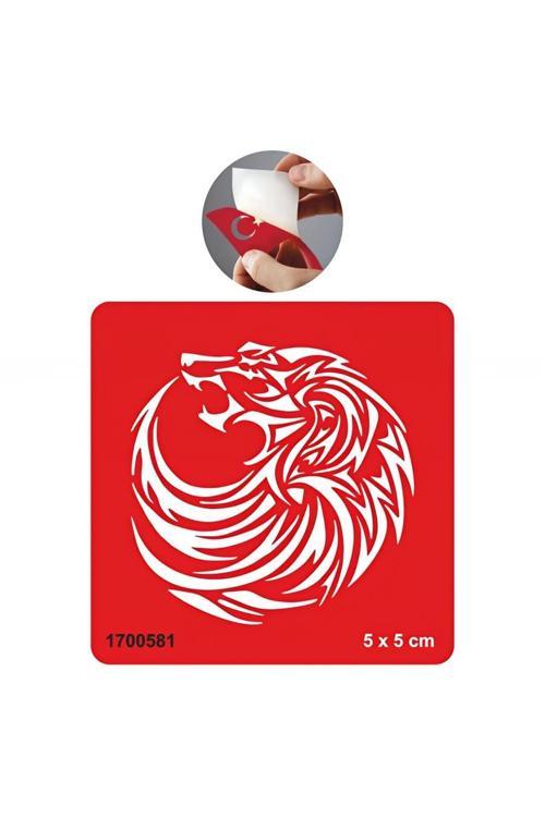 Aileye Bağlı Kurt  Tattoo Geçici Dövme Şablonları Kına Kalıpları