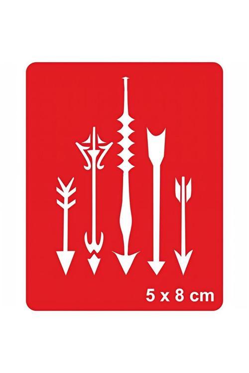 Ok Koleksiyonu  Tattoo Geçici Dövme Şablonları Kına Kalıpları