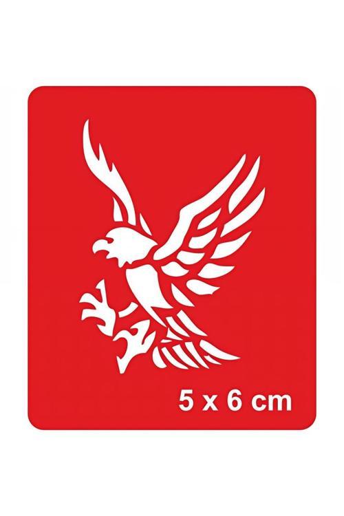 Yırtıcı Kartal Tattoo Geçici Dövme Şablonları Kına Kalıpları