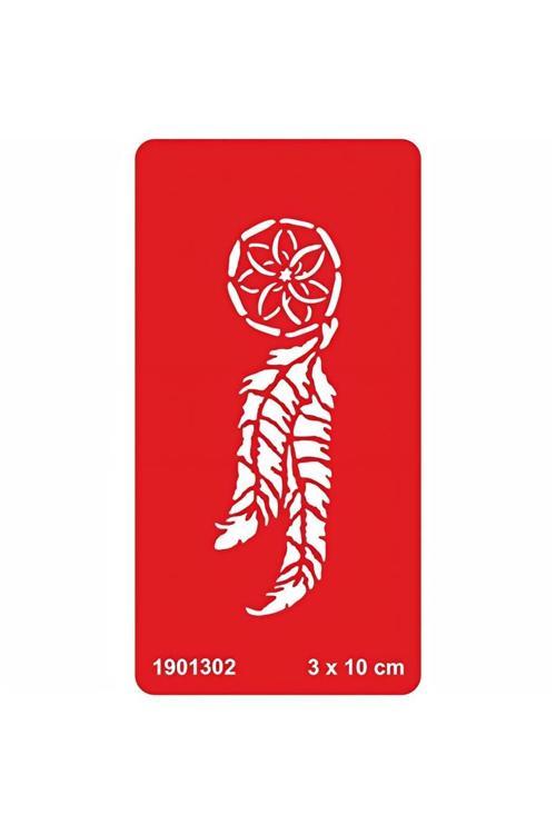 Düş Kapanı Tüy Tattoo Geçici Dövme Şablonları Kına Kalıpları