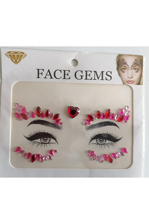 Face Gems Yüz Taşı Model 14