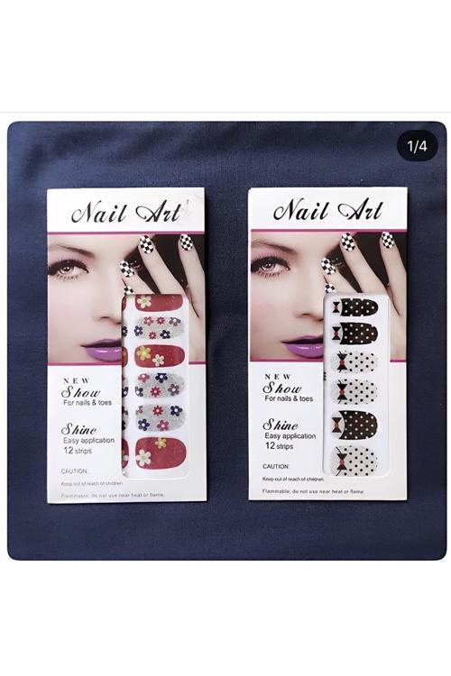 Nail Art Tırnak Süsleme Çiçek Tırnak dövmesi