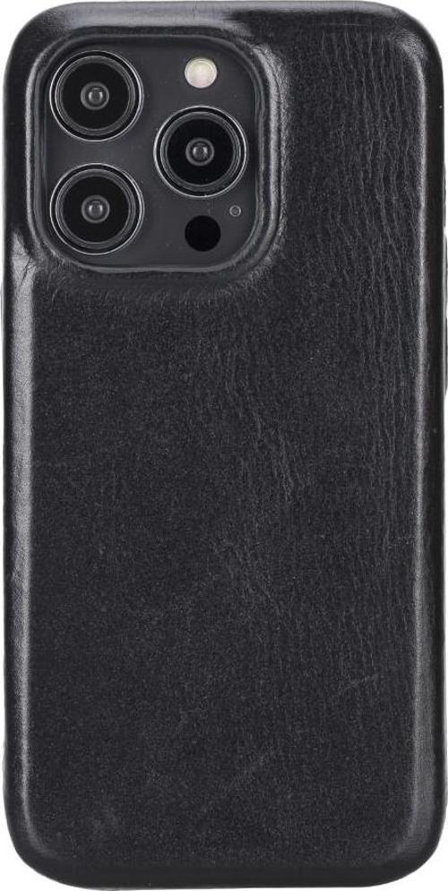 Apple iPhone 14 Pro Uyumlu Deri Arka Kapak ROCK RST1