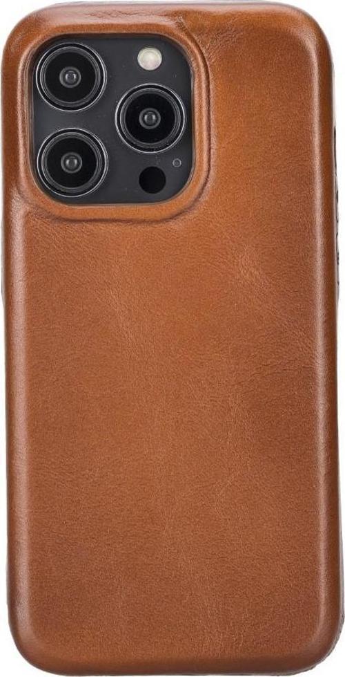 Apple iPhone 14 Pro Uyumlu Deri Arka Kapak ROCK RST2EF