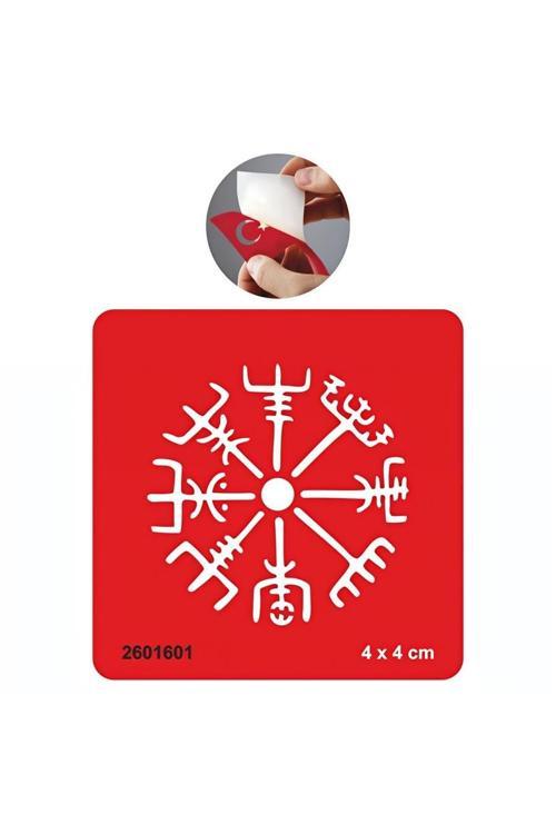 Vegvisir Viking  Tattoo Geçici Dövme Şablonları Kına Kalıpları
