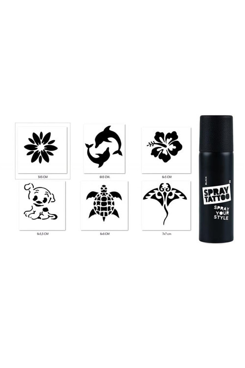 Vatoz Ve Caretta Geçici Sprey Dövme Seti Spray Tatto