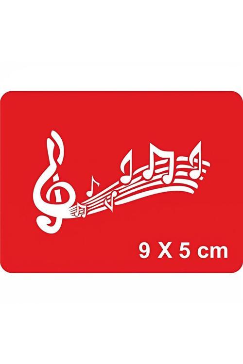 Sol anahtarı nota  Tattoo Geçici Dövme Şablonları Kına Kalıpları