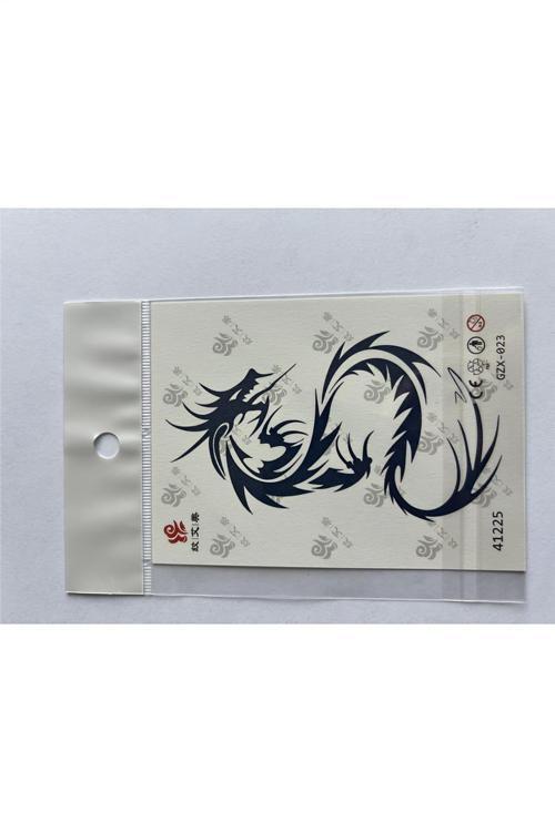 Dragon Minimal 11x8 cm Yarı Kalıcı Geçici Dövme Yapıştırma Dövme