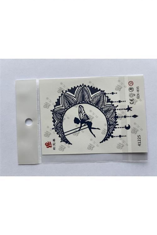 Salıncak Minimal 11x8 cm Yarı Kalıcı Geçici Dövme Yapıştırma Dövme