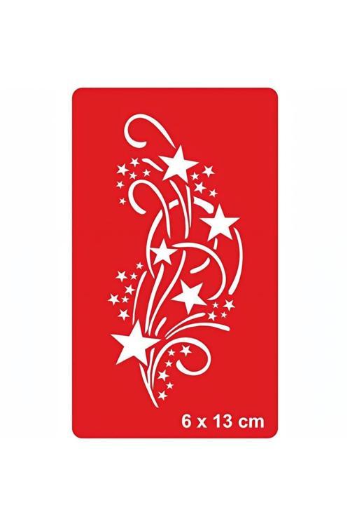 Bir Yanıp Bir Sönen Yıldızlar Tattoo Geçici Dövme Şablonları Kına Kalıpları