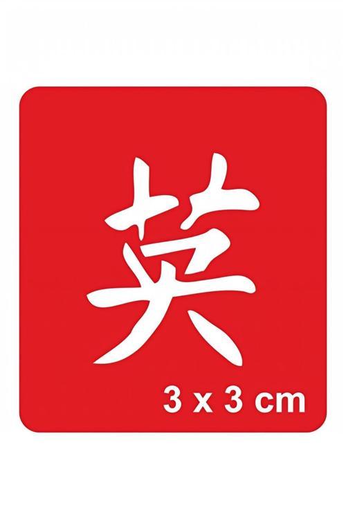 Sonsuzluk Kanji Tattoo Geçici Dövme Şablonları Kına Kalıpları