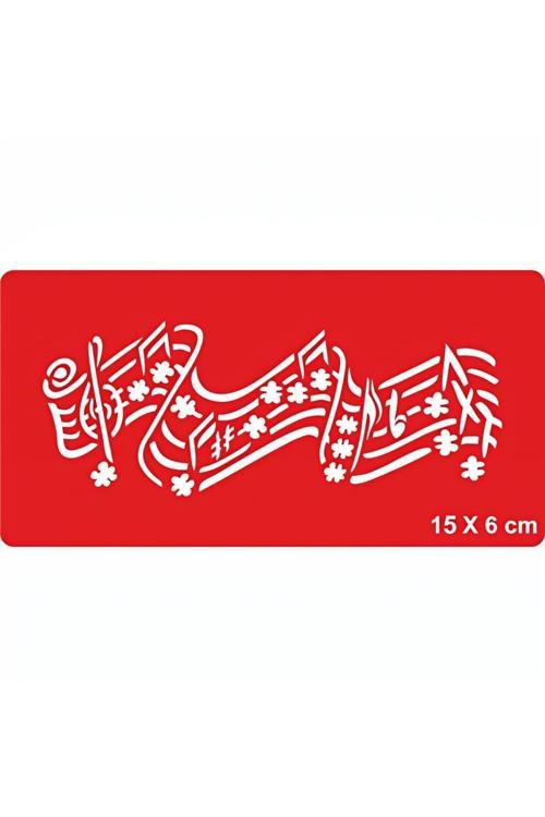 Bahar Şarkıları Nota Müzik  Tattoo Geçici Dövme Şablonları Kına Kalıpları