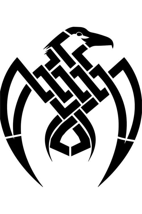 Tribal Kartal Dövmesi Geçici Dövme Deseni