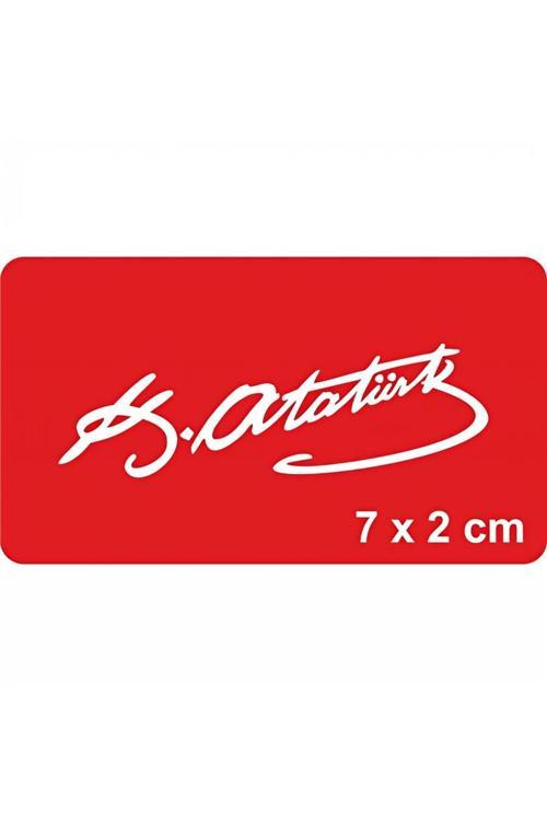 Atatürk İmzası-1 Tattoo Geçici Dövme Şablonları Kına Kalıpları