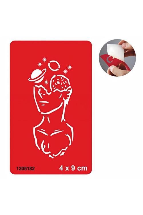 Düşüncenin Gücü Uzay  Tattoo Geçici Dövme Şablonları Kına Kalıpları