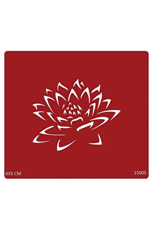 Lotus Çiçeği Geçici Dövme Deseni