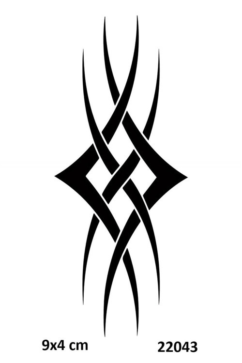 Tribal Geçişler Dövmesi Geçici Dövme Deseni