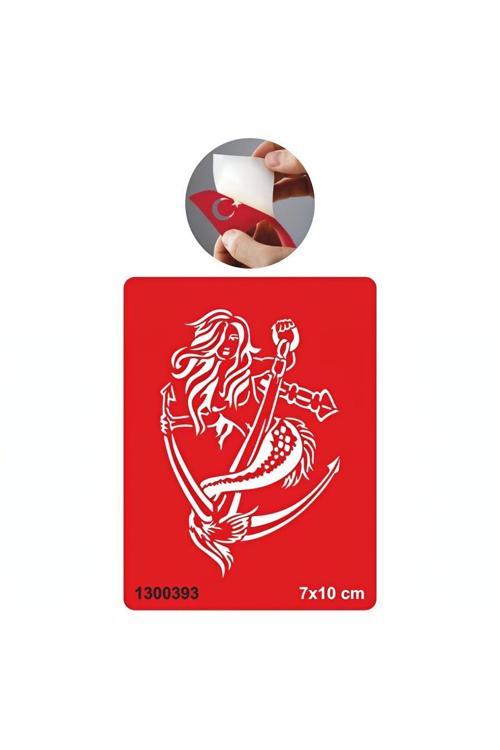 Efsane Deniz Kızı Tattoo Geçici Dövme Şablonları Kına Kalıpları