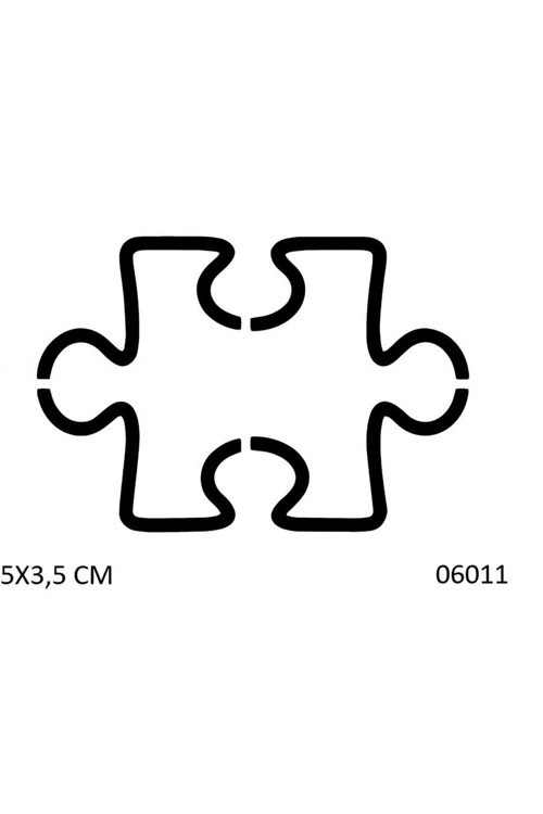 Yapboz Puzzle 1 Geçici Dövme Şablonu