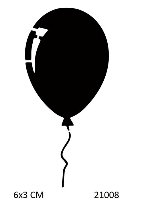 Balon Geçici Dövme Şablonu