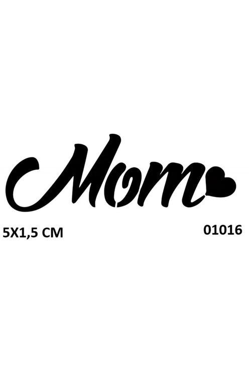 İngilizce Anne Mom Yazı Sembolü Geçici Dövme Şablonu