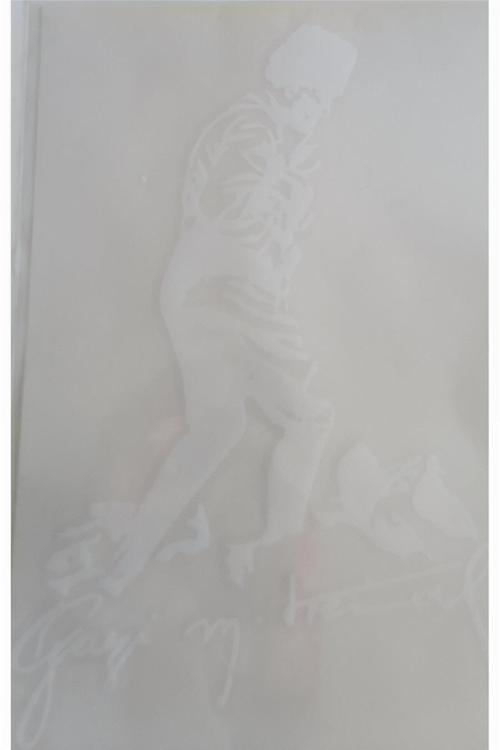 Atatürk Araba Çıkartması Sticker Dövme Şeffaf