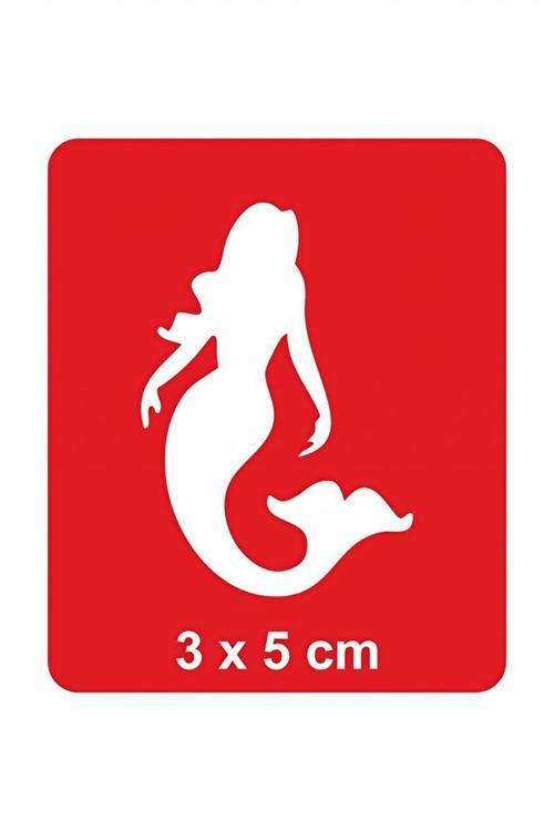 Denizlerin Aşkı Deniz Kızı  Tattoo Geçici Dövme Şablonları Kına Kalıpları