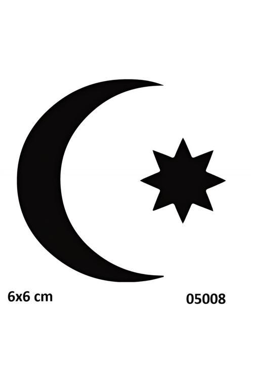 Osmanlı Bayrağı Geçici Dövme Şablonu