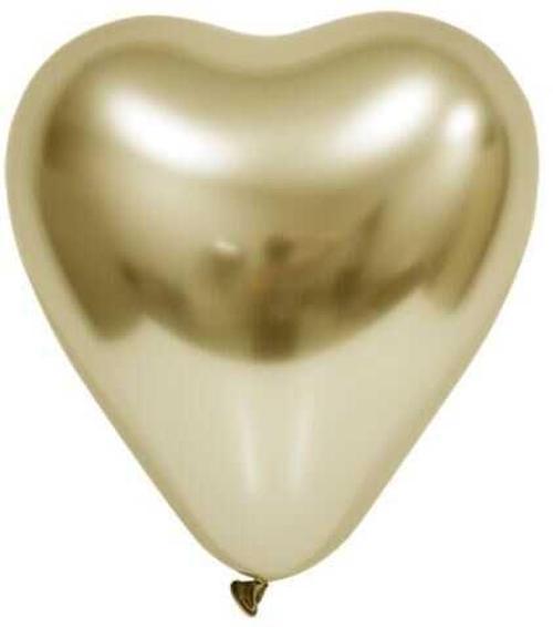 BALON KROM PARLAK 12 İNC KALP ALTIN 50 ADET