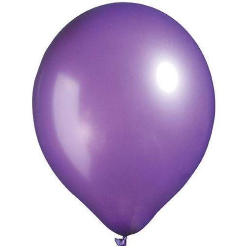 BALON METALİK DÜZ 12 İNC (VİOLET) MOR 100 ADET
