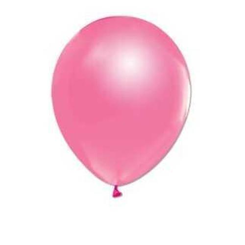 BALON METALİK DÜZ 12 İNC PEMBE 100 ADET