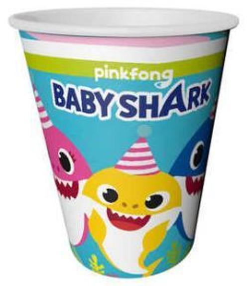 BABY SHARK BARDAK 220/240cc 8 ADET