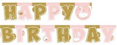FLAMA KUĞU HAPPY BIRTHDAY 1 SET