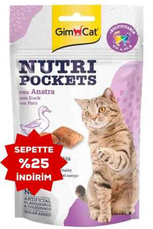 Nutripockets Ördekli Kedi Ödülü 60gr