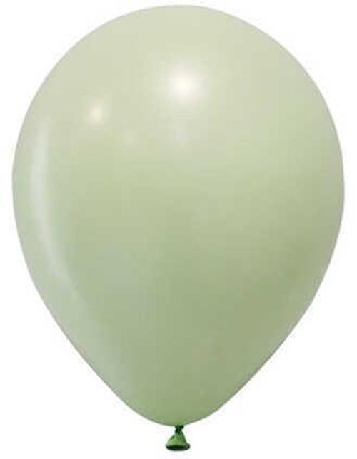 BALON DÜZ 5 İNC MAKARON YEŞİL 100 ADET