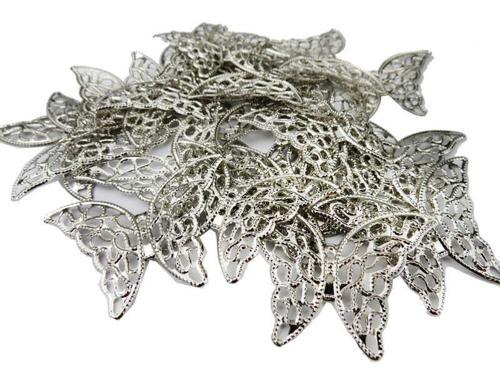 KELEBEK METAL KÜÇÜK GÜMÜŞ 100 ADET