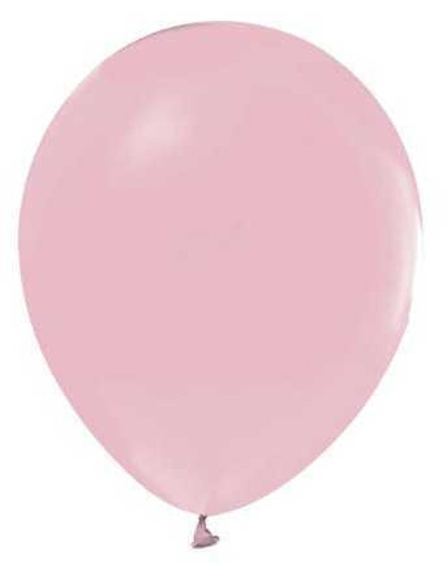 BALON DÜZ PASTEL(MAKARON BALON) BEBEK PEMBE 100 ADET