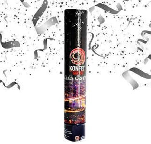 KONFETİ GÜMÜŞ 30 CM 1 ADET