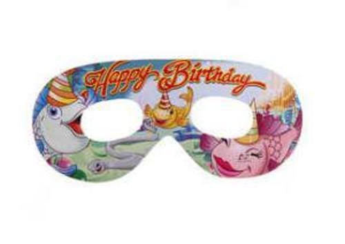 MASKE GÖZLÜK BALIKLI HAPPY BIRTHDAY 10 ADET