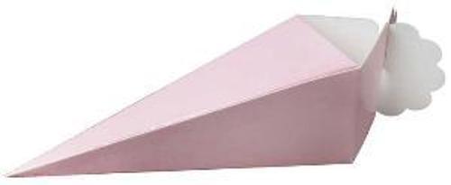 KÜLAH KARTON KUTU MAKARON PEMBE 25 ADET