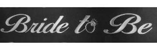 GELİN KUŞAĞI BRIDE TO BE GÜMÜŞ 2 MT 1 ADET