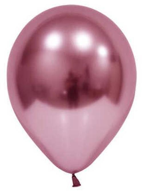 BALON KROM PARLAK 10 İNC PEMBE 50 ADET