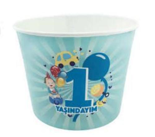 MISIR CİPS KUTUSU 1750CC 1 YAŞINDAYIM MAVİ 8 ADET