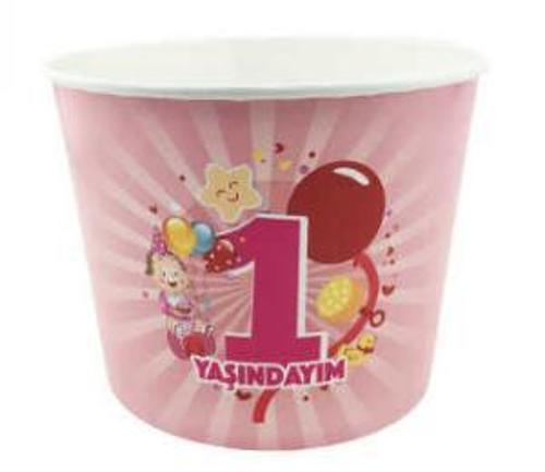 MISIR CİPS KUTUSU 1750CC 1 YAŞINDAYIM PEMBE 8 ADET