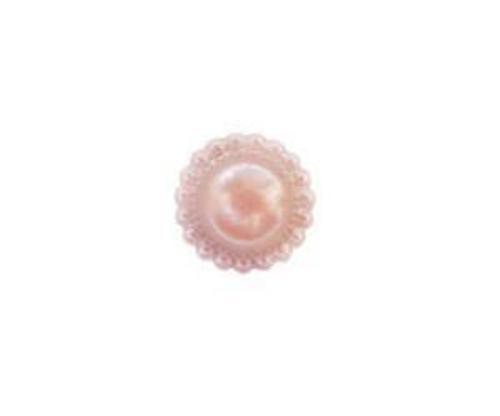 İNCİ ETRAFI DESENLİ PEMBE 17MM 700 ADET