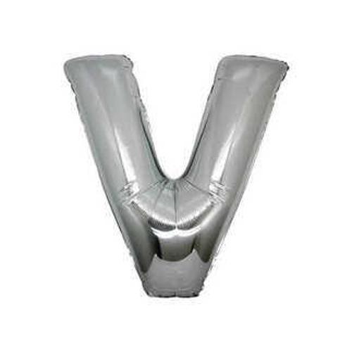 FOLYO BALON HARF V 40 İNC GÜMÜŞ 1 ADET