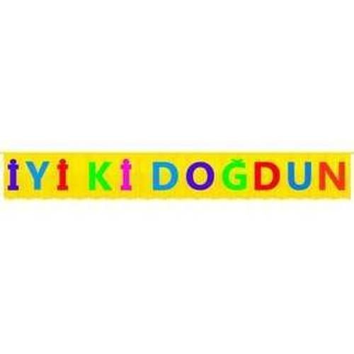 İYİKİ DOĞDUN BANNER FRINGED MULTICOLOUR 1 ADET