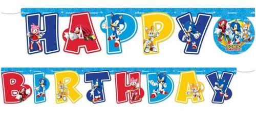 SONIC FLAMA HAPPY BIRTHDAY YAZI 1 ADET