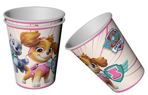 PAW PATROL SKYE KARTON BARDAK 8 ADET