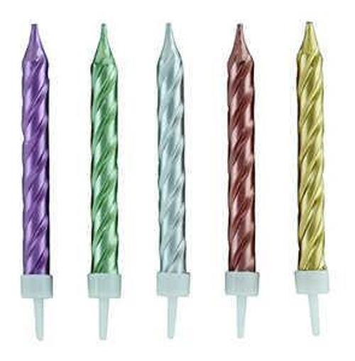 MUM METALİZE KROM RENGARENK 10 ADET